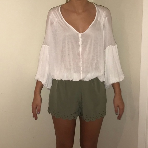 Free people white shirt - Picture 4 of 4